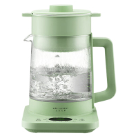 生活元素养生壶1.5L多功能自动预约烧水花茶配煮不锈钢茶滤网D63