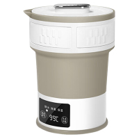 生活元素迷你硅胶旅行折叠电水壶便携式随身小火锅煮面锅智能触控I25