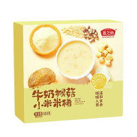 燕之坊米稀粉质细腻香味浓郁口感顺滑即冲即食盒装牛奶猴菇款300g