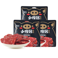 来伊份肉脯肉香四溢柔韧耐嚼好吃不腻小傻居碳烤风味50g*3包