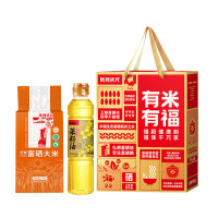 陇间柒月粮油礼盒1.418kg有米有福A2款18B1418B01(包装随机)