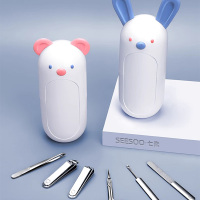 七素指甲刀套装六件套成人卡通款Q1A377400(颜色随机)