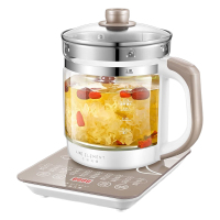 生活元素电热壶快捷安全保温功能多样智能触碰灰色D51-H01