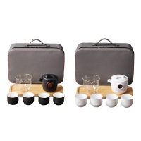 五拾缘茶具礼盒叠套收纳瓷质细腻小钢炮旅行套组WSY-22A062