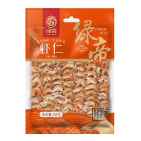 绿帝虾仁肉质紧实色泽鲜亮味道鲜美天然晾晒个体均匀250g*1袋
