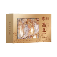 绿帝墨鱼肉质紧实肥厚体型完整劲道有韧性淡晒入味130g*1盒