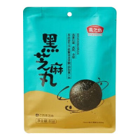 燕之坊黑芝麻丸高钙高蛋白香味浓郁颗粒饱满口感醇厚细腻顺滑81g