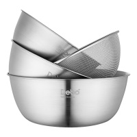 德铂料理盆四件套卷边设计刻度设计放置稳固清洗便捷DEP-955