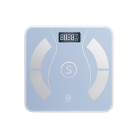 扬子体脂秤小型电子秤小巧玲珑便捷轻薄耐用蓝色JS-2629