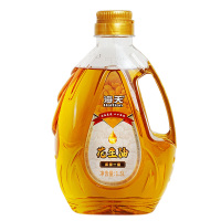 海天花生油压榨取油一级品质小巧精致方便拿取新鲜醇厚水滴壶装1.5L