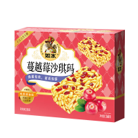 如水沙琪玛酥软独立包装即食休闲美味零食蔓越莓味368克(包装随机)