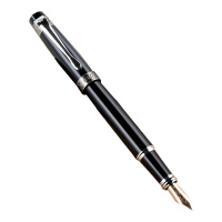 英雄钢笔提升书写精准度换墨便捷经典14K金笔帝王100