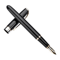 英雄钢笔可拆解结构清洗维护简单便捷便携不脱落黑漆色385