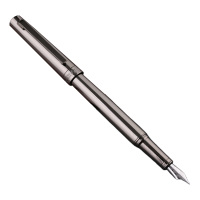 英雄钢笔握感舒适防滑落笔流畅耐用抗造217精品盒枪灰色2068