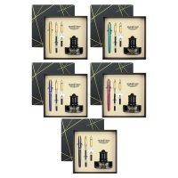 英雄钢笔三件套装握感厚重锦绣山河礼品套装B款1802(颜色随机)