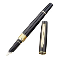 英雄钢笔非碳素黑科技畅写不堵笔质感升级字迹清晰铱金笔3801