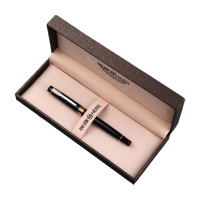 英雄钢笔色泽鲜亮简约大方线条饱满明尖铱金笔180礼盒755