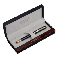 英雄钢笔金属质感笔身简约大气设计明尖铱金笔252礼盒771