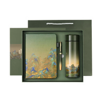 英雄钢笔笔身配重均衡外出携带大容量安心握持舒适千里江山系列