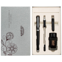 英雄钢笔握持舒适吸墨顺畅顺滑流畅大容量续航双笔头套装款2062S