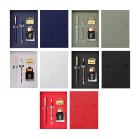 英雄钢笔便捷笔身沉稳质感随身携带南塘系列双笔礼盒款(颜色随机)