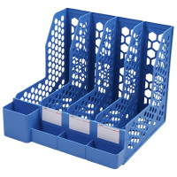 晨光文件框多功能整洁有序长期使用四联款蓝色ADM95292B