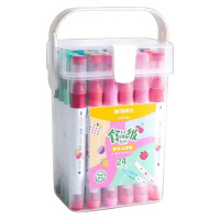 晨光马克笔24色叠色自然显色惊艳双头盒装APMT3405