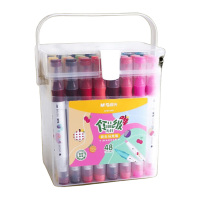 晨光马克笔48色多色可选不撞色双头食品级盒装APMT3407
