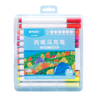 晨光马克笔36色丝滑顺写行笔轻盈混色丙烯小三角APMT8096
