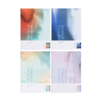晨光水彩本16K180g20页*2本墨染款E16K799B(颜色随机)