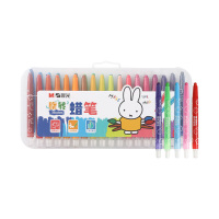 晨光蜡笔36色色彩鲜活米菲PP盒短款旋转AGMX4330