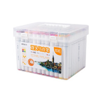 晨光马克笔108色控墨精准细描浓涂皆随心双头款APMV0907