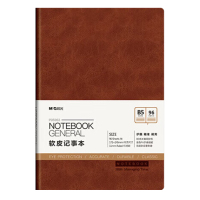 晨光记事本B596张*2本顺滑纸张软皮普惠型棕色PB5963B
