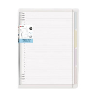 晨光活页本A460页*2本双面书写学科铁夹横线HA4700A