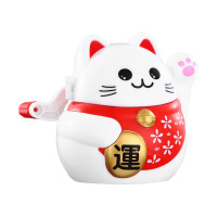 晨光削笔机两个装抗摔加厚机身耐磨刀头开心猫猫款APS906U4