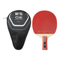 晨光乒乓球拍弹性出众耐磨抗打直拍短柄三星款AST09707