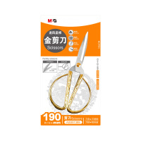 晨光剪刀190mm贴合手型结实耐用龙凤呈祥金ASS91389