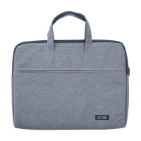 晨光公文包大容量携带方便涤纶手提式深灰色ABB904C219