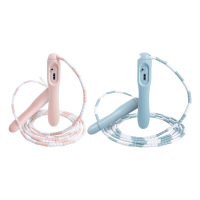 晨光跳绳机械计数小巧轻便软珠设计竹节绳AST97486(颜色随机)