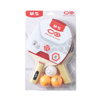 晨光乒乓球套装久置稳定耐放直拍短柄2拍3球AST09315