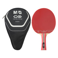 晨光乒乓球拍耐打抗磨轻盈耐用横拍长柄三星款AST09706