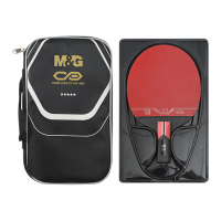 晨光乒乓球拍耐用抗打轻韧趁手直拍短柄五星款AST09906