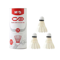 晨光羽毛球3只装挥拍击球顺手高弹耐打娱乐级AST09309