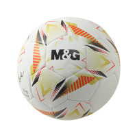 晨光足球5号触球丝滑抗摔耐压出球顺稳PU机缝花色AST09711