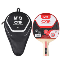 晨光乒乓球拍底板厚实耐用攀登者二星直拍短柄AST09519