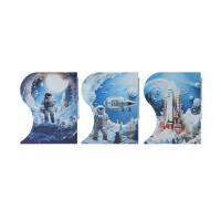 晨光书立稳固牢靠收纳有序便捷金属伸缩航天系列ABS917F6