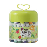 晨光水彩笔36色耐磨不起毛大容量印章易可洗锥形头ACP901EP
