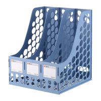 晨光文件框两个装开合顺滑分层清晰三联款蓝色ADM94739B