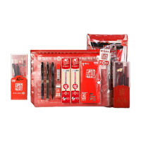 晨光中性笔考试套装两件套装顺滑孔庙祈福大福袋款HKGP0462