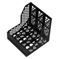 晨光文件框两个装文件收纳方便蜂窝形三联款黑色ADM95081A